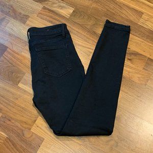 Kut from the Kloth "Mia" black skinny jeans